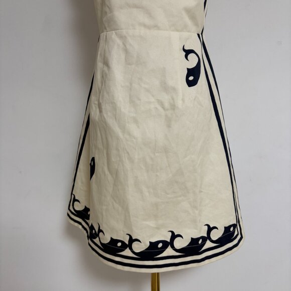 Alemais Marine printed cotton minidress - Picture 7 of 13